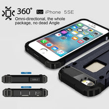 Load image into Gallery viewer, Tough Armor TPU + PC Combination Case for iPhone SE &amp; 5 &amp; 5s