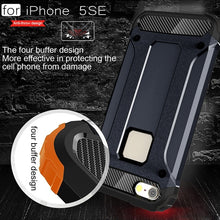 Load image into Gallery viewer, Tough Armor TPU + PC Combination Case for iPhone SE &amp; 5 &amp; 5s