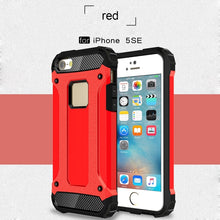 Load image into Gallery viewer, Tough Armor TPU + PC Combination Case for iPhone SE &amp; 5 &amp; 5s, For 5 &amp; iPhone 5S &amp; iPhone SE