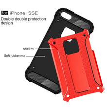 Load image into Gallery viewer, Tough Armor TPU + PC Combination Case for iPhone SE &amp; 5 &amp; 5s, For 5 &amp; iPhone 5S &amp; iPhone SE