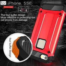 Load image into Gallery viewer, Tough Armor TPU + PC Combination Case for iPhone SE &amp; 5 &amp; 5s, For 5 &amp; iPhone 5S &amp; iPhone SE
