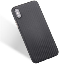 Load image into Gallery viewer, For iPhone X / XS Carbon Fibre Texture PP Protective Back Cover Case