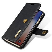 Load image into Gallery viewer, For iPhone X / XS DG.MING  Crazy Horse Texture Horizontal Flip Detachable Magnetic Protective Case with Holder &amp; Card Slots &amp; Wallet, iPhone  X, For  X, iPhone X