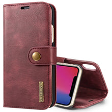 Load image into Gallery viewer, For iPhone X / XS DG.MING  Crazy Horse Texture Horizontal Flip Detachable Magnetic Protective Case with Holder &amp; Card Slots &amp; Wallet