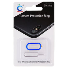 Load image into Gallery viewer, For iPhone X Rear Camera Lens Protection Ring Cover with Tray Eject Tool Needle, CRT-003