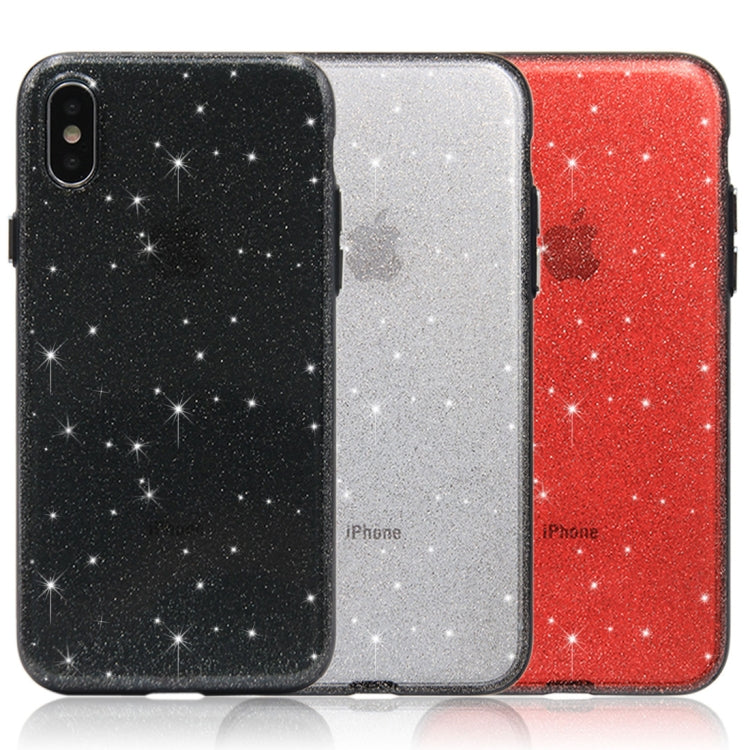 For iPhone X / XS Shimmering Powder PC Protective Back Cover Hard Case