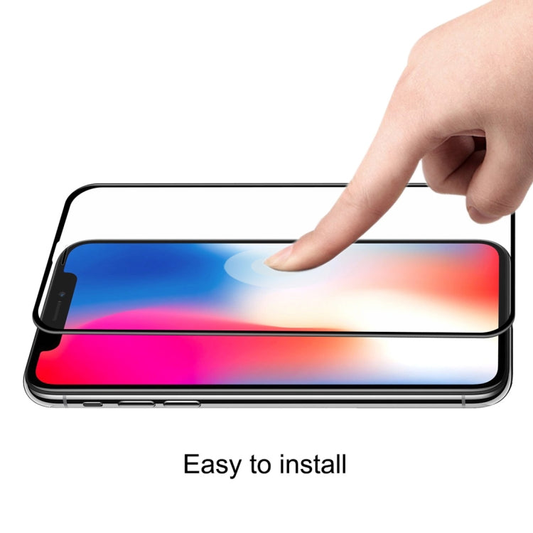 For iPhone X ENKAY Hat-Prince 0.26mm 9H Surface Hardness 6D Curved Edge Full Screen Tempered Glass Film
