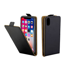 Load image into Gallery viewer, For iPhone X / XS Business Style Vertical Flip TPU Leather Case with Card Slot, For X / XS