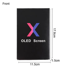 Load image into Gallery viewer, 50 PCS Cardboard Packaging Black Box for iPhone X LCD Screen