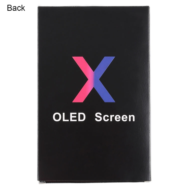 50 PCS Cardboard Packaging Black Box for iPhone X LCD Screen