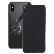 Load image into Gallery viewer, Easy Replacement Big Camera Hole Glass Back Battery Cover with Adhesive for iPhone X