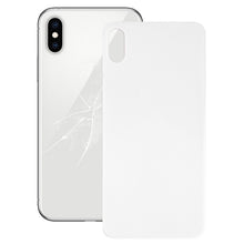 Load image into Gallery viewer, Easy Replacement Big Camera Hole Glass Back Battery Cover with Adhesive for iPhone X