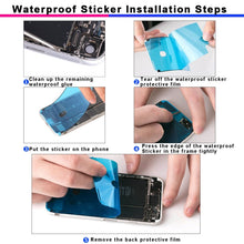 Load image into Gallery viewer, 100 PCS LCD Frame Bezel Waterproof Adhesive Stickers for iPhone X