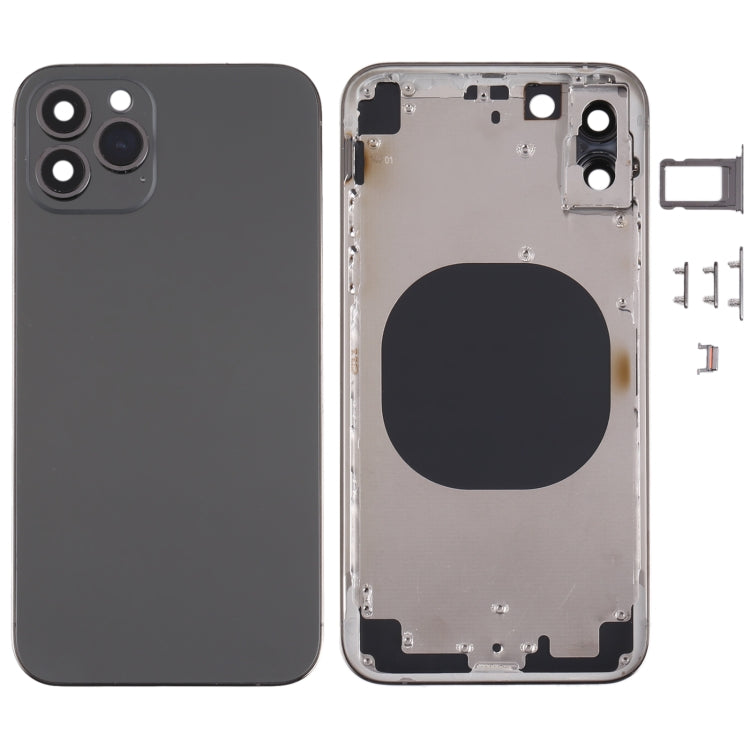 Back Housing Cover with Appearance Imitation of iP13 Pro for iPhone X, for iPhone X(Black)