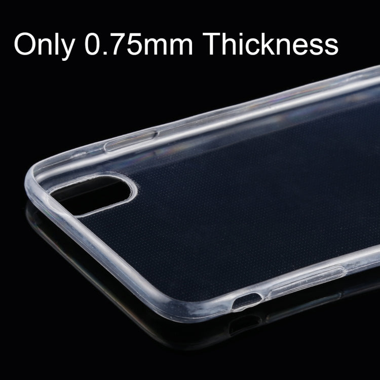 For iPhone X / XS TPU Ultra-thin Transparent Case
