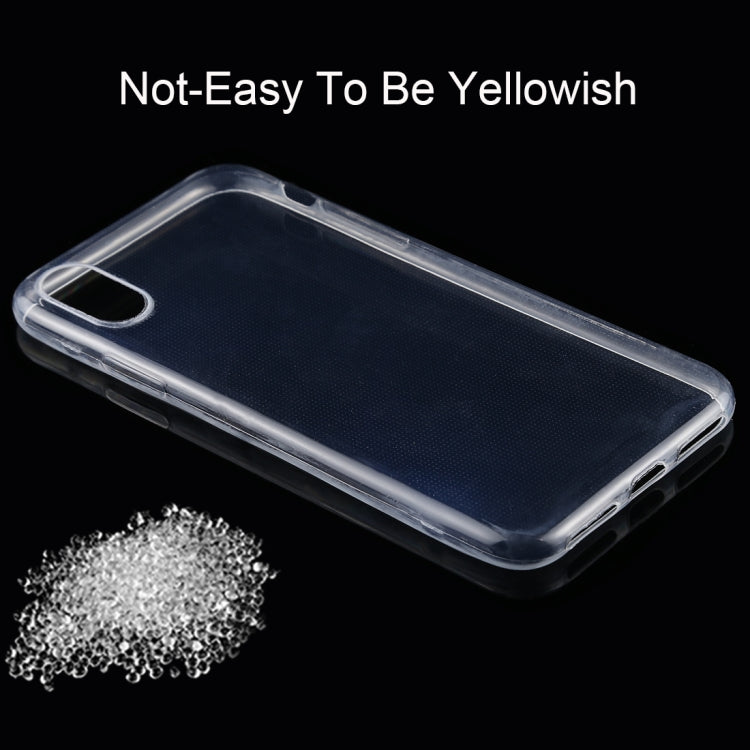 For iPhone X / XS TPU Ultra-thin Transparent Case