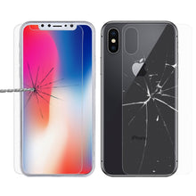 Load image into Gallery viewer, For iPhone X 9H Surface Hardness 2.5D Transparent Tempered Glass Front + Back Screen Protector