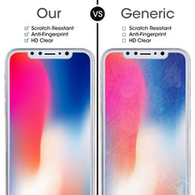 Load image into Gallery viewer, For iPhone X 9H Surface Hardness 2.5D Transparent Tempered Glass Front + Back Screen Protector