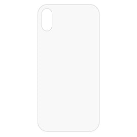 For iPhone X / XS Transparent Tempered Glass Back Screen Protector, For X