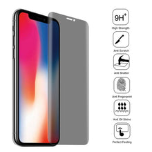 Load image into Gallery viewer, For iPhone X 0.3mm 9H Surface Hardness 3D Privacy Anti-glare Non-full Screen Tempered Glass Screen Protector, For X