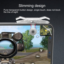 Load image into Gallery viewer, E9 Alloy Press Eat Chicken Mobile Phone Trigger Shooting Controller Button Handle