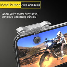 Load image into Gallery viewer, E9 Alloy Press Eat Chicken Mobile Phone Trigger Shooting Controller Button Handle