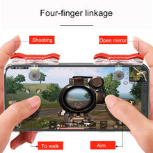 Load image into Gallery viewer, E9 Electroplating Design Press Eat Chicken Mobile Phone Trigger Shooting Controller Button Handle, E9 Electroplating