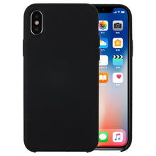 Load image into Gallery viewer, For iPhone X / XS Pure Color Liquid Silicone + PC Dropproof Protective Back Cover Case, For X, X