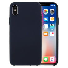 Load image into Gallery viewer, For iPhone X / XS Pure Color Liquid Silicone + PC Dropproof Protective Back Cover Case, For X, X