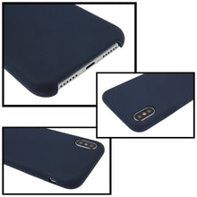 Load image into Gallery viewer, For iPhone X / XS Pure Color Liquid Silicone + PC Dropproof Protective Back Cover Case, For X, iPhone X, X