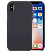 Load image into Gallery viewer, For iPhone X / XS Pure Color Liquid Silicone + PC Dropproof Protective Back Cover Case, For X, X