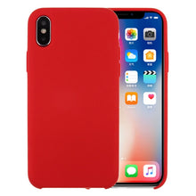 Load image into Gallery viewer, For iPhone X / XS Pure Color Liquid Silicone + PC Dropproof Protective Back Cover Case, For X, X