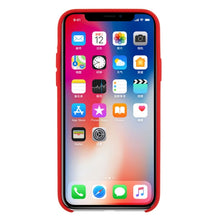 Load image into Gallery viewer, For iPhone X / XS Pure Color Liquid Silicone + PC Dropproof Protective Back Cover Case, For X, iPhone X, X