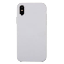Load image into Gallery viewer, For iPhone X / XS Pure Color Liquid Silicone + PC Dropproof Protective Back Cover Case, For X, X