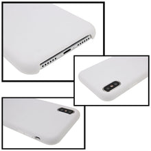 Load image into Gallery viewer, For iPhone X / XS Pure Color Liquid Silicone + PC Dropproof Protective Back Cover Case, For X, X