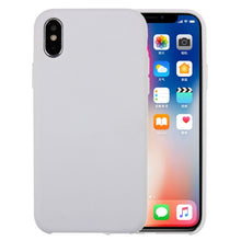 Load image into Gallery viewer, For iPhone X / XS Pure Color Liquid Silicone + PC Dropproof Protective Back Cover Case, For X, X