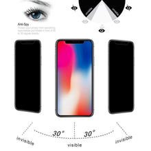 Load image into Gallery viewer, For iPhone X &amp; XS 0.26mm 9H 3D Non-full Screen Highly Transparent Privacy Anti-glare Tempered Glass Film