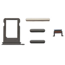 Load image into Gallery viewer, Card Tray + Volume Control Key + Power Button + Mute Switch Vibrator Key for iPhone X
