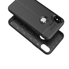 Load image into Gallery viewer, For iPhone X / XS Litchi Texture TPU Protective Back Cover Case, For X