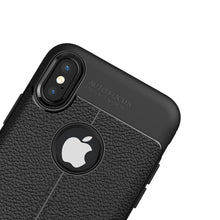 Load image into Gallery viewer, For iPhone X / XS Litchi Texture TPU Protective Back Cover Case, For X