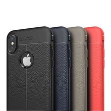 Load image into Gallery viewer, For iPhone X / XS Litchi Texture TPU Protective Back Cover Case, For X
