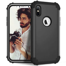Load image into Gallery viewer, For iPhone X / XS Diamond Series Electroplating PC +  Silicone Protective Case, For iPhone X