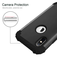 Load image into Gallery viewer, For iPhone X / XS Diamond Series Electroplating PC +  Silicone Protective Case, For iPhone X