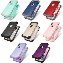 Load image into Gallery viewer, For iPhone X / XS Diamond Series Electroplating PC +  Silicone Protective Case, For iPhone X