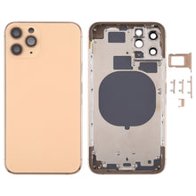 Load image into Gallery viewer, Back Housing Cover with SIM Card Tray &amp; Side keys &amp; Camera Lens for iPhone 11 Pro