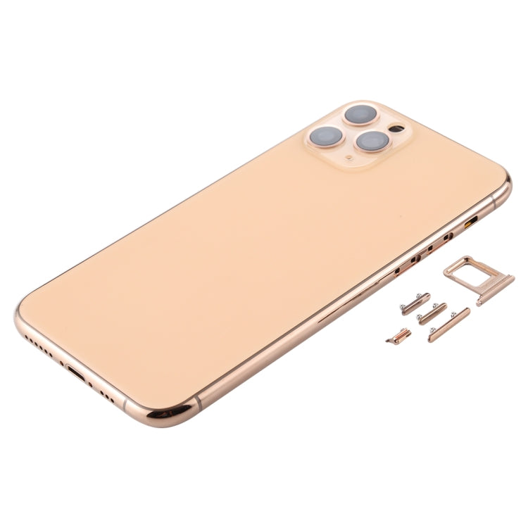 Back Housing Cover with SIM Card Tray & Side keys & Camera Lens for iPhone 11 Pro