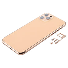 Load image into Gallery viewer, Back Housing Cover with SIM Card Tray &amp; Side keys &amp; Camera Lens for iPhone 11 Pro