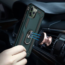 Load image into Gallery viewer, Armor Shockproof TPU + PC Protective Case for iPhone 11 Pro, with 360 Degree Rotation Holder, For iPhone 11 Pro