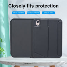 Load image into Gallery viewer, T06-AS For iPad mini6 / mini 7 Touch Backlight Split Type Bluetooth Keyboard Leather Case, T06-AS