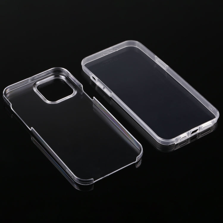 For iPhone 13 Pro Max PC+TPU Ultra-Thin Double-Sided All-Inclusive Transparent Case